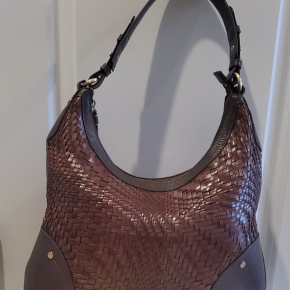 Cole Haan Leather Weave Hobo - Picture 4 of 11